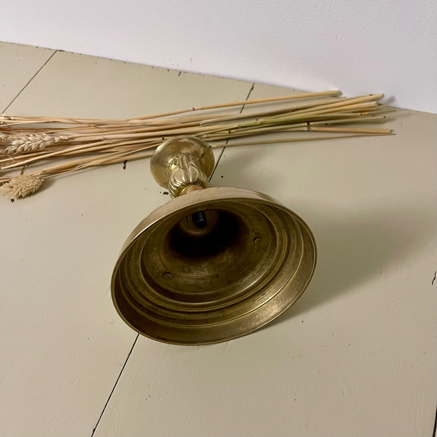 Brass candle holder
