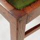Chaise de bureau vintage vert mother 1930