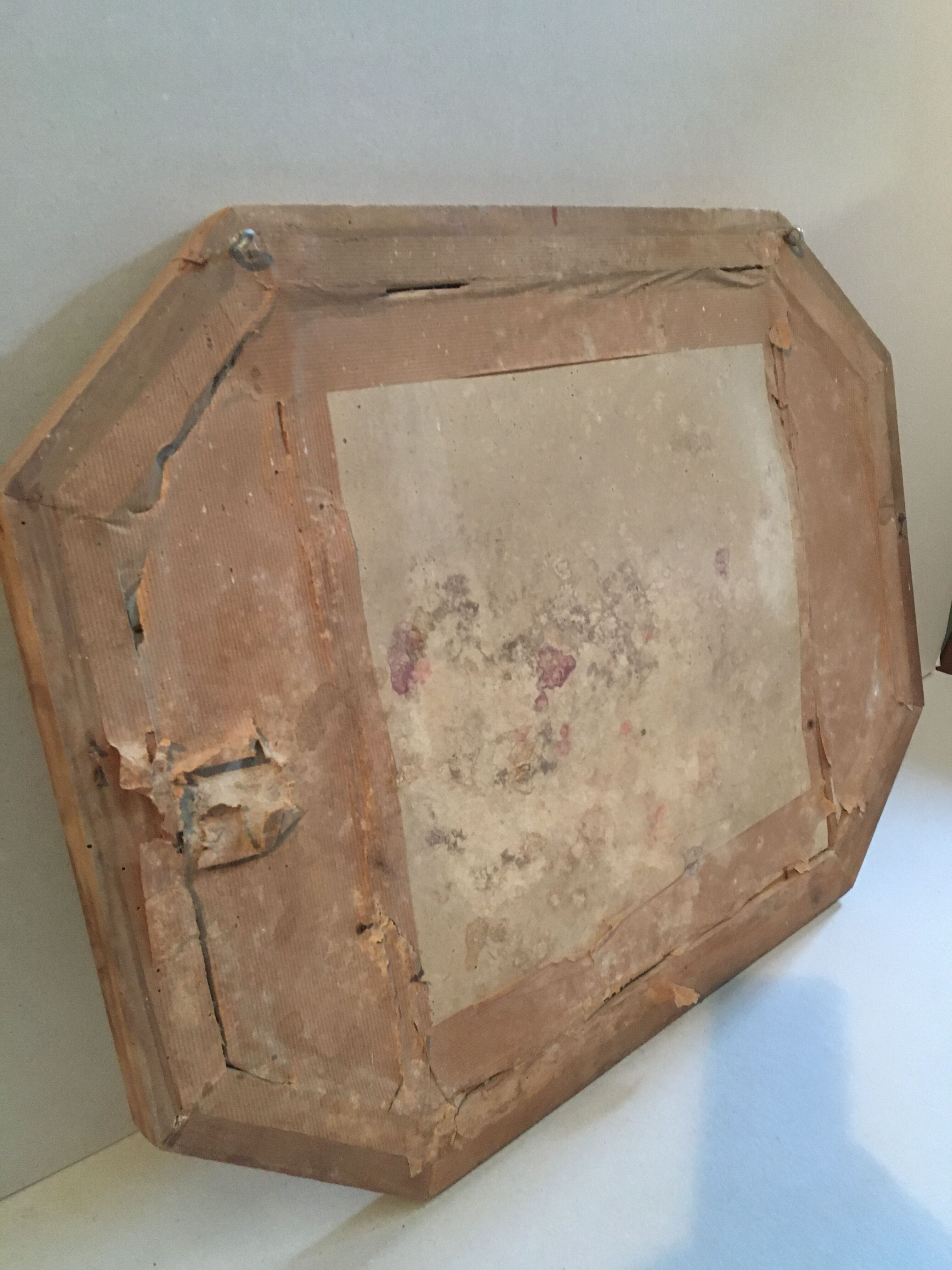 Old art nouveau mirror