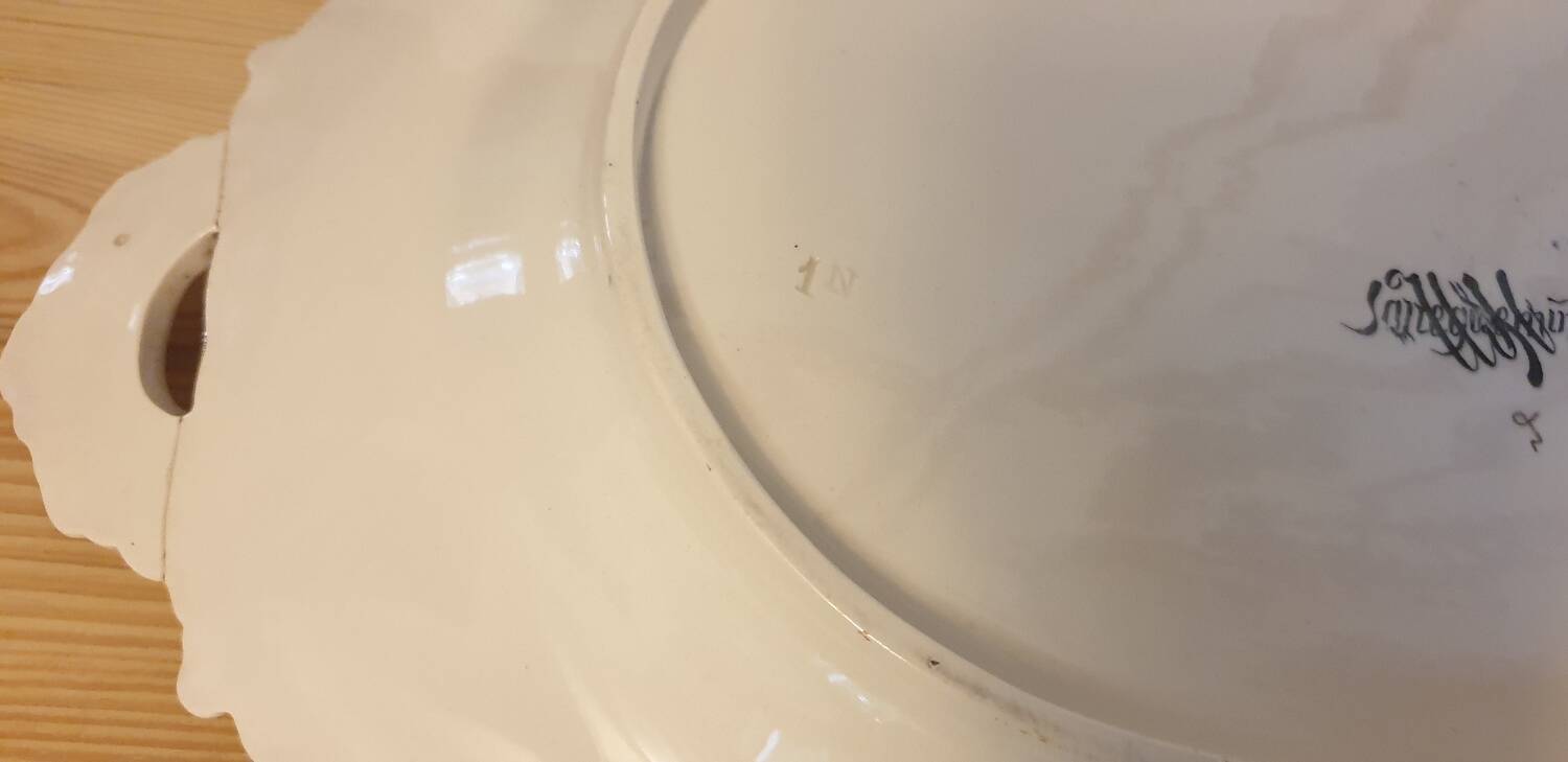 2 Louis XV Dishes from Sarreguemines