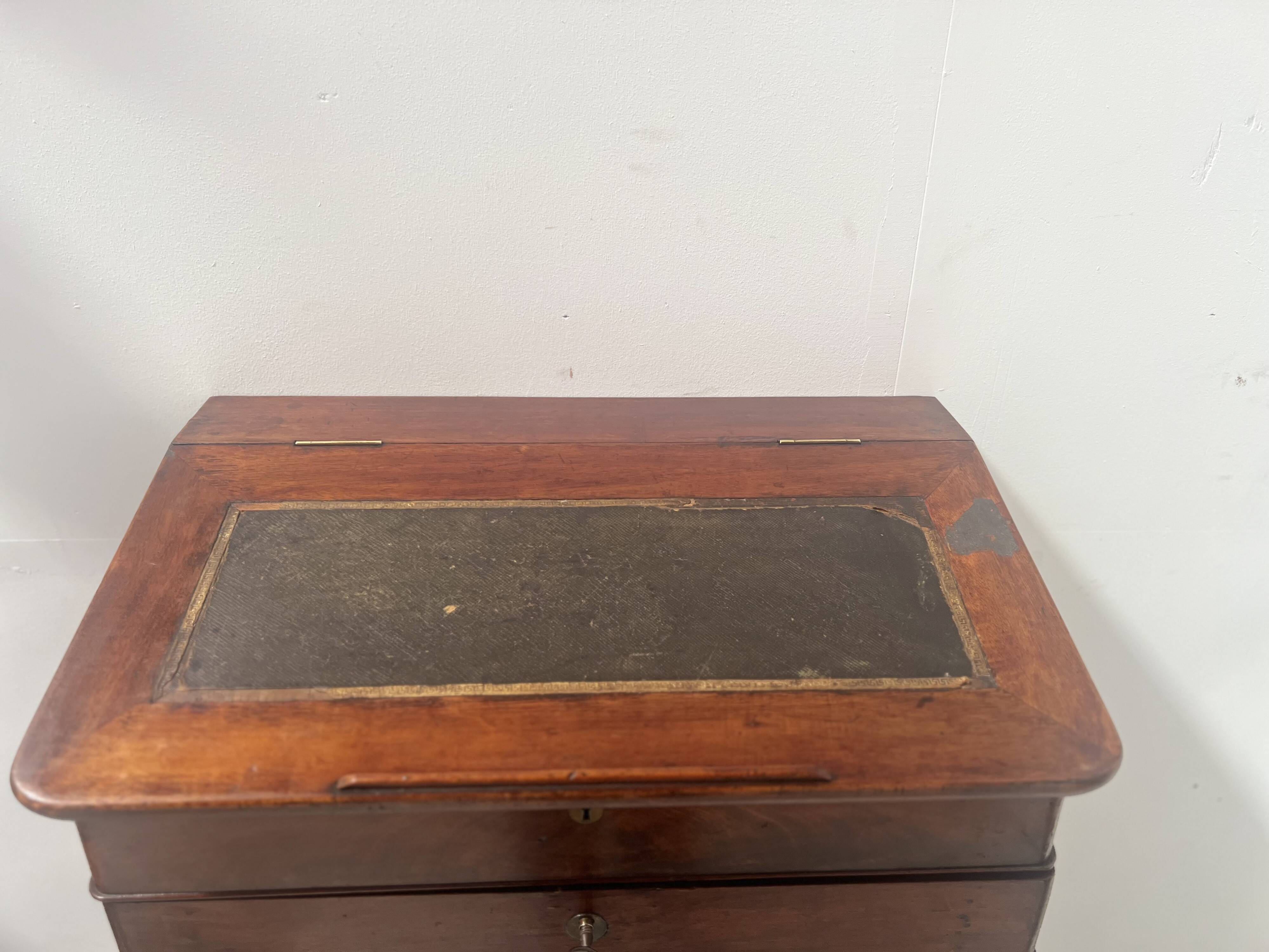 Old 19th century notary's clerk's desk