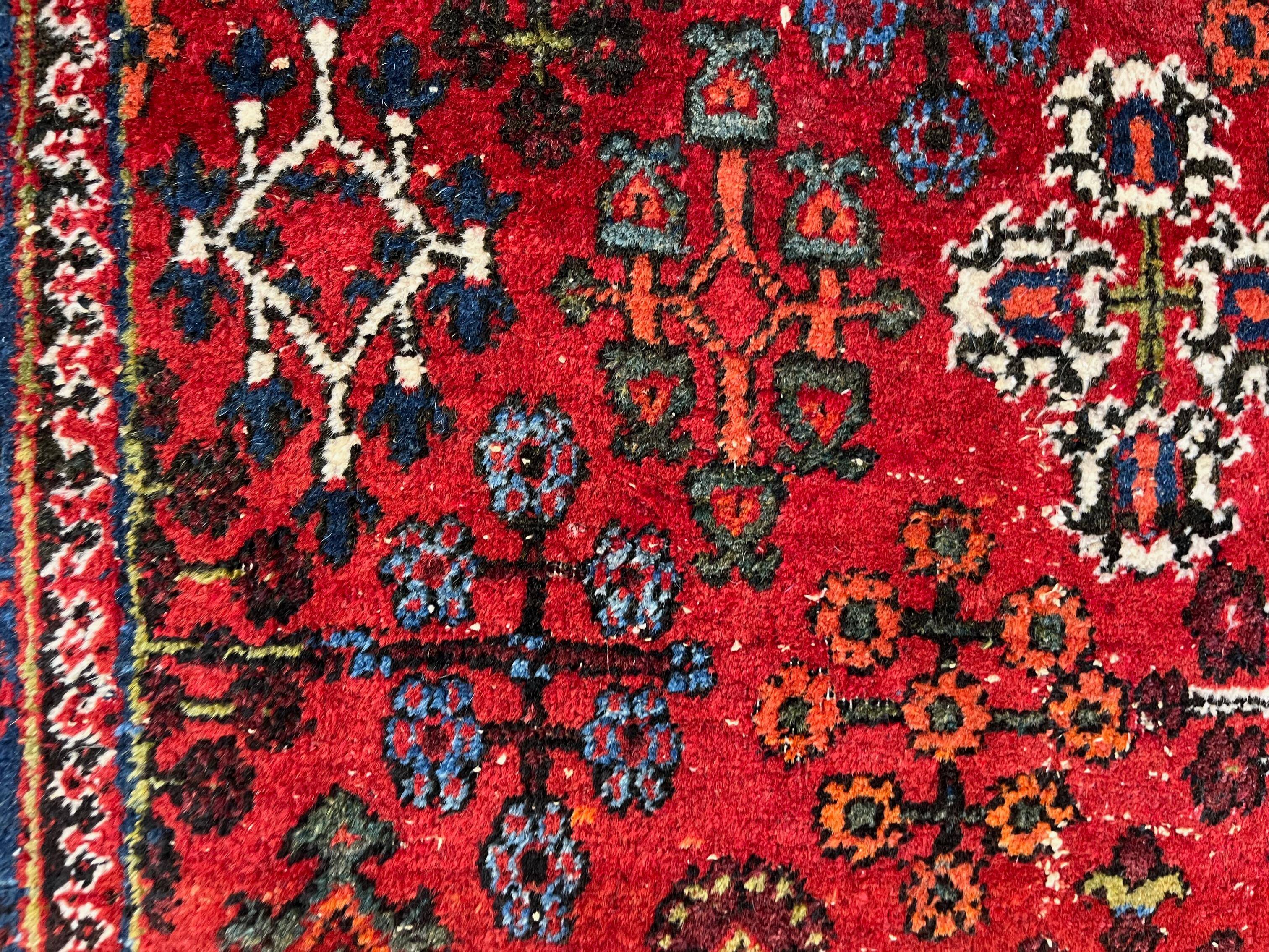 Vintage Persian Meymeh Rug, Wool Oriental HandMade Rug 328x236 cm