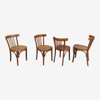 Vintage bistro chairs, set of 4