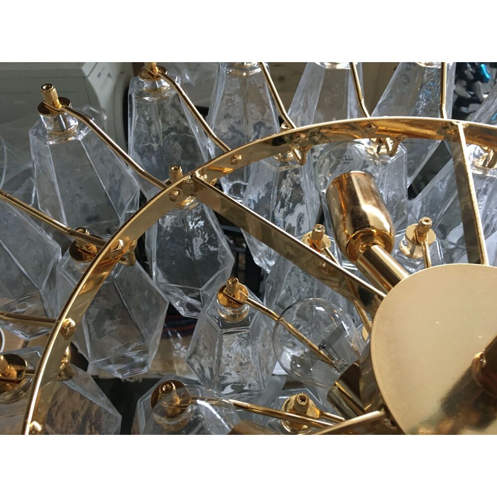 Impressive Murano Glass Sputnik Chandelier poliedro