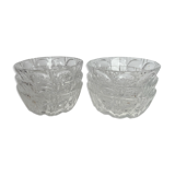 6 glass dessert cups