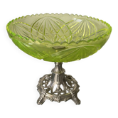 Fruit bowl, pedestal compote in opaline.