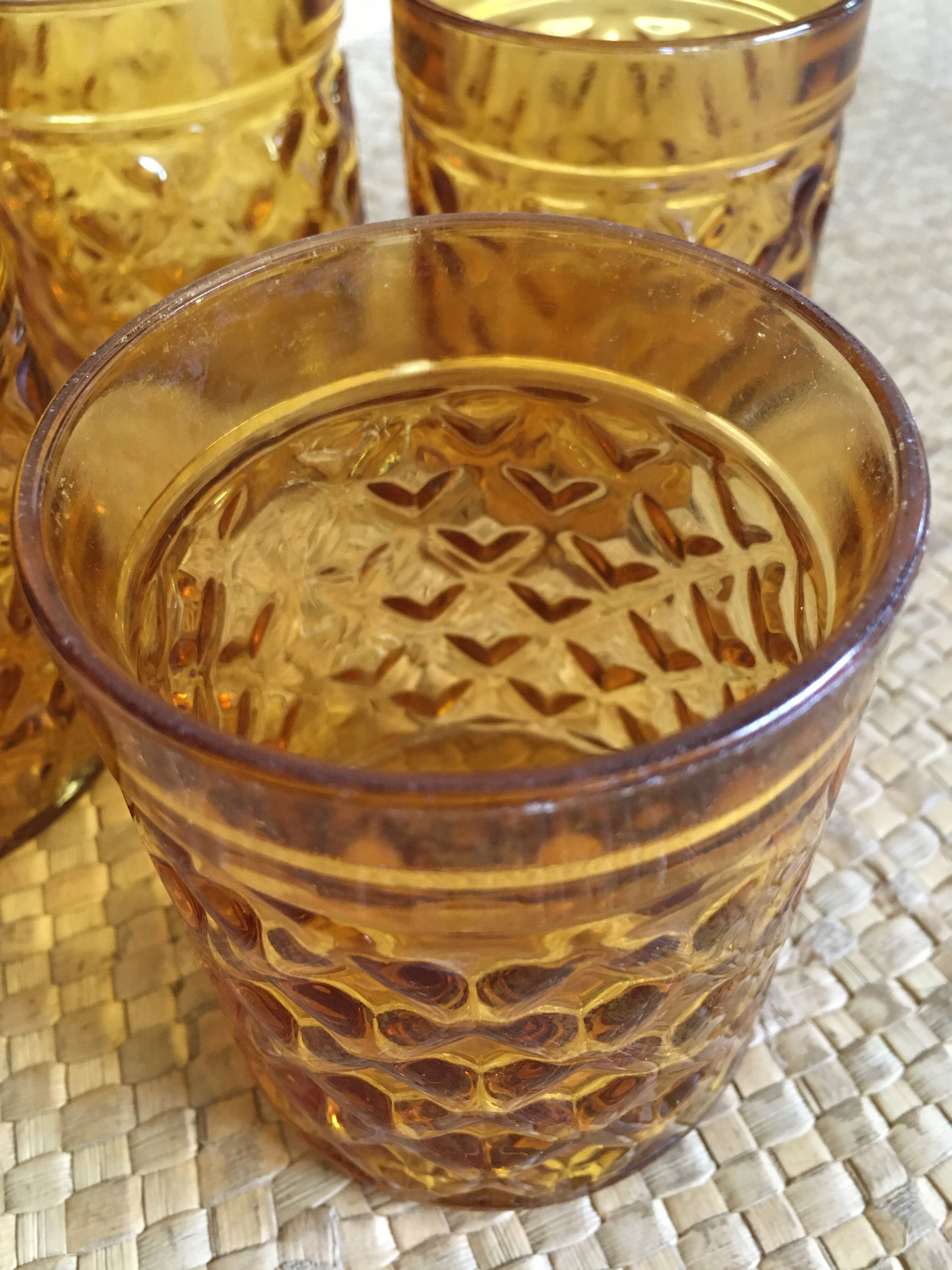 Lot of 6 vintage glasses