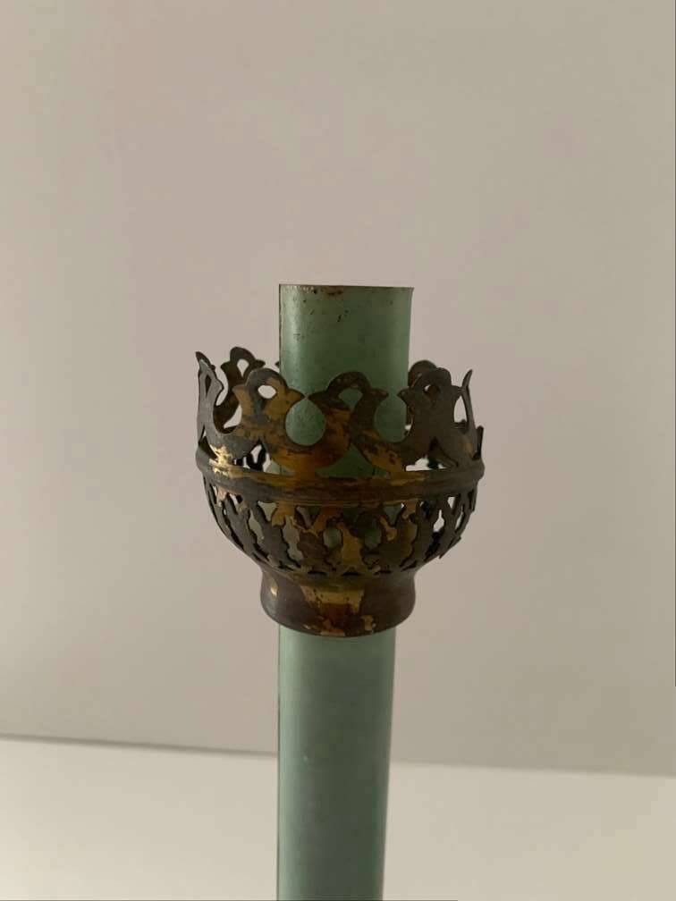 2 Bauhaus Windlichter Bougeoirs Porte-bougies