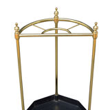 Porte-parapluie en laiton vintage