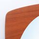 1960s wall mirror in teak