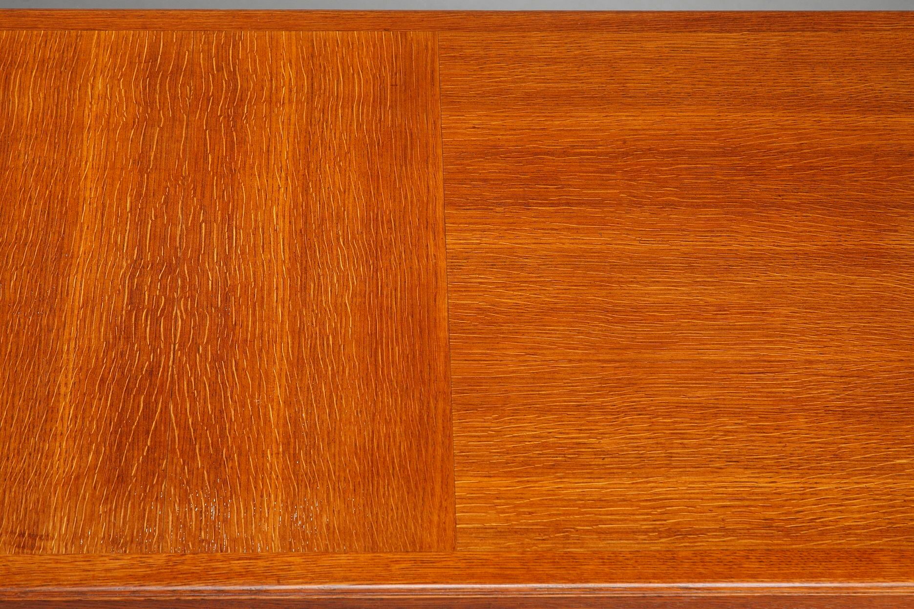 50s oak office by Pierre Bloch and Charles Dudouyt