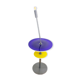 Daniela Puppa "Altair" Floor Murano Lamp With Table, Italia for Vistosi, 1982, Memphis Style