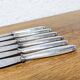 6 Christofle silver-plated metal knives