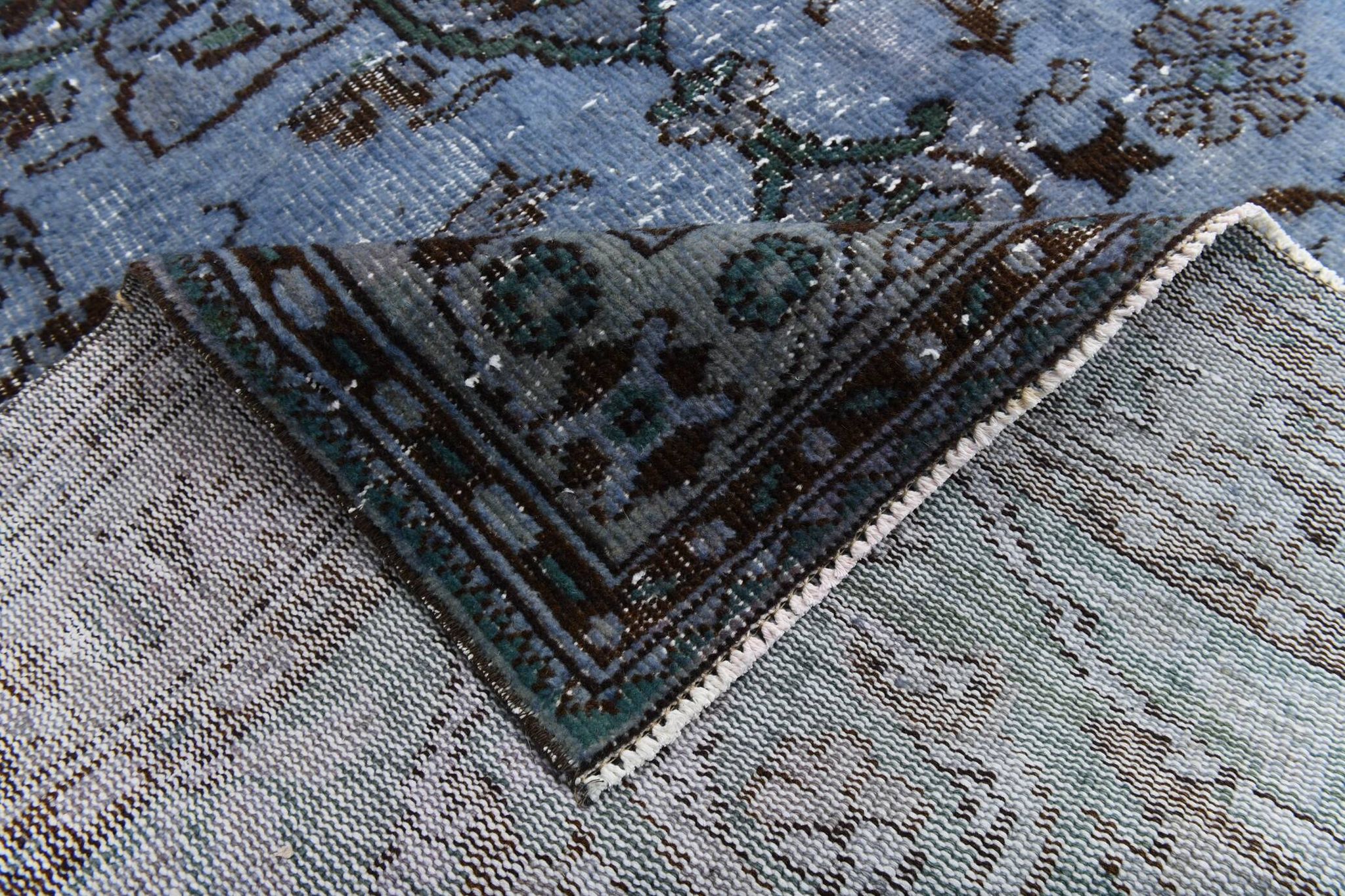 Tapis persan oriental bleu 5x8 153x253 cm SK 23247