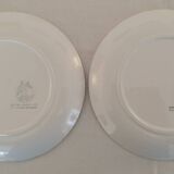 Dessert Plates Moulin des Loups Orchies Corinne Vintage Model