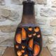 Ceramic floor lamp foot