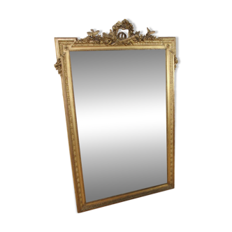 Napoleon III Mirror in Gilded Wood