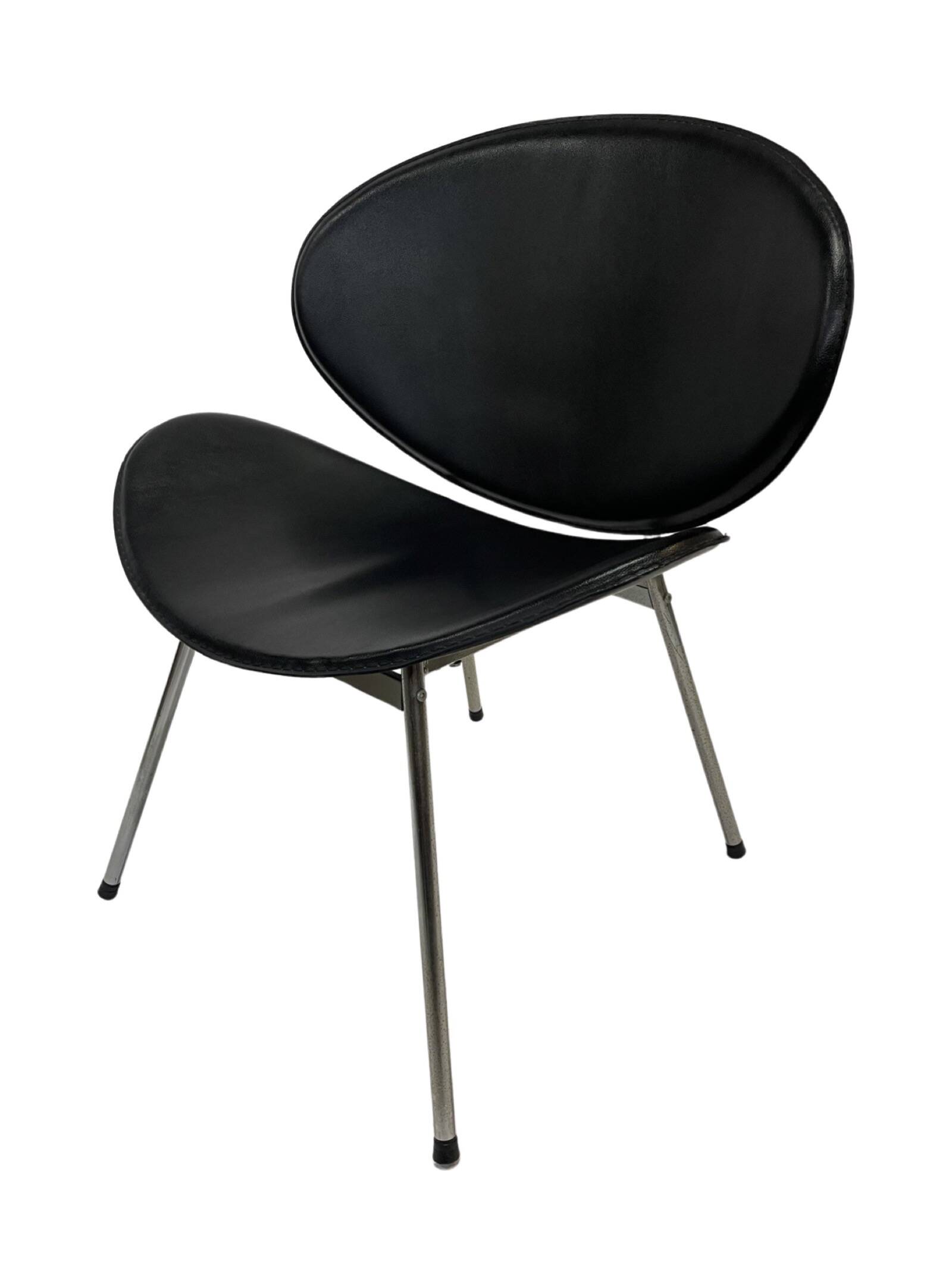 Vintage dining chairs set of four Italy 1990's Design in Black