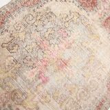 Vintage Red & Cream Oriental Turkish Rug, 110x199Cm