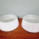 Holophane industrial ceiling light in white and transparent opaline glass (7 available)