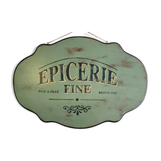 Hand-painted vintage sign