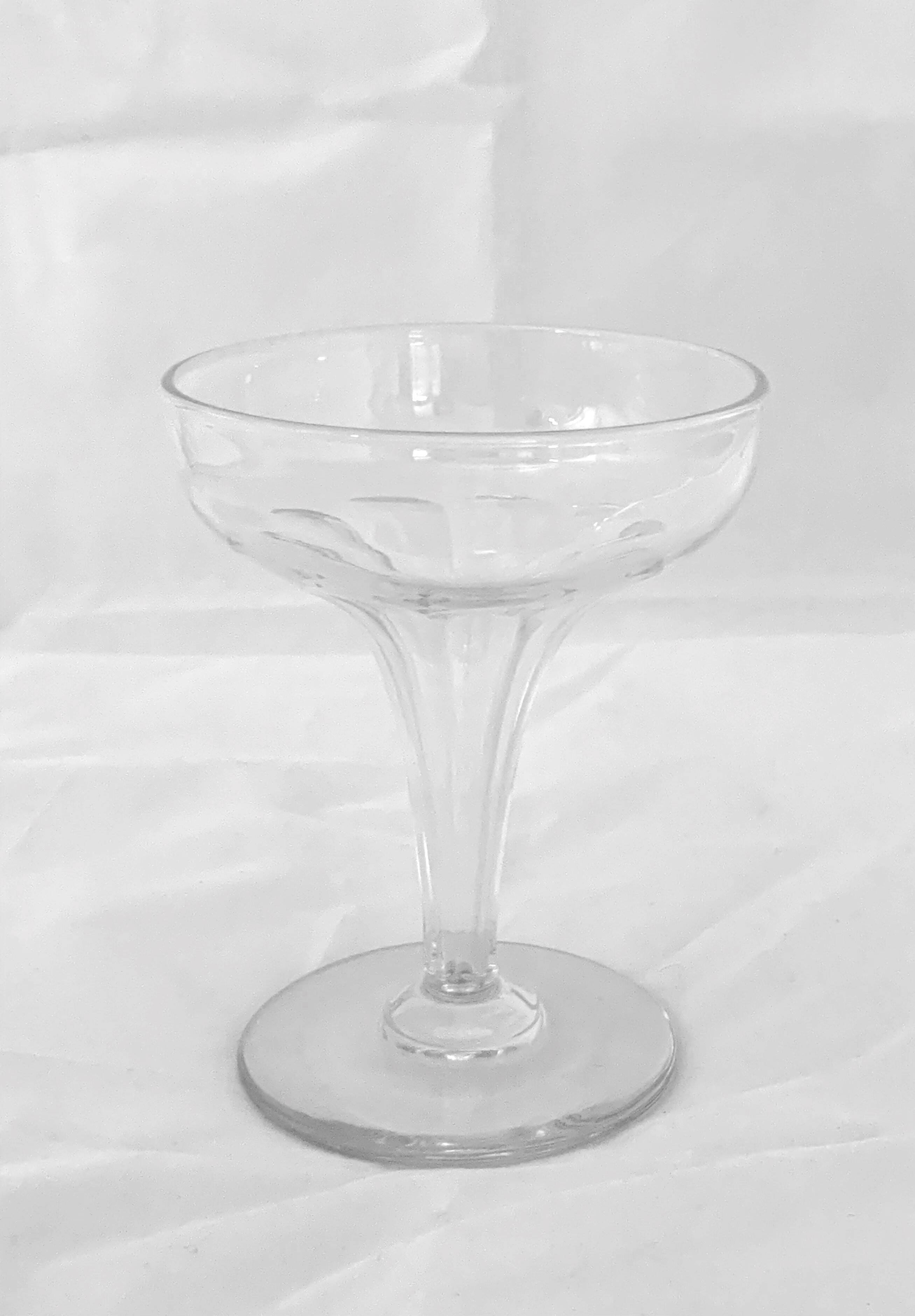4 Crystal Champenoise Cups