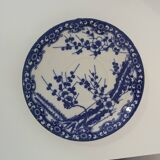 Vintage blue fine china tea set