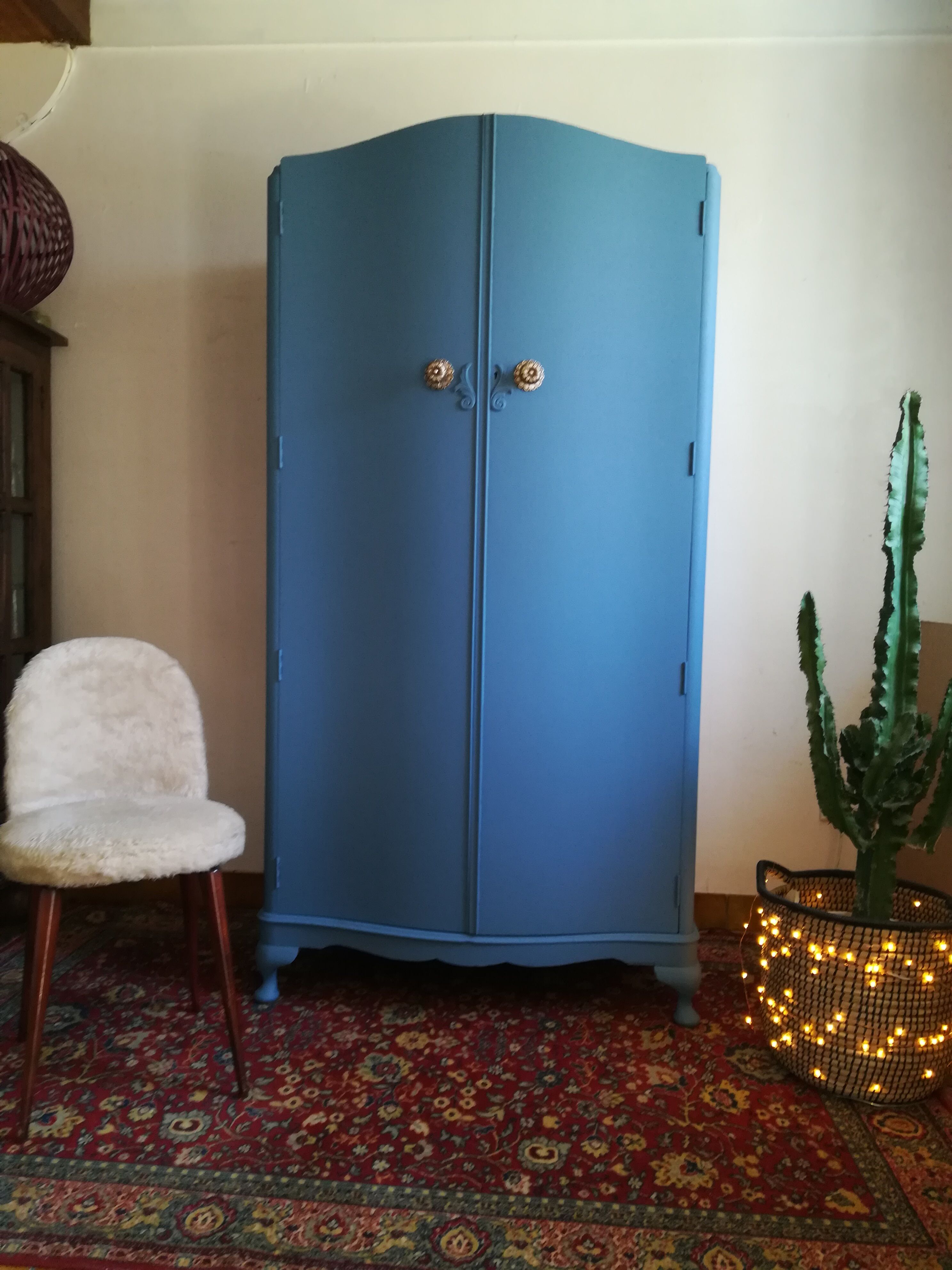 Armoire art deco relookee