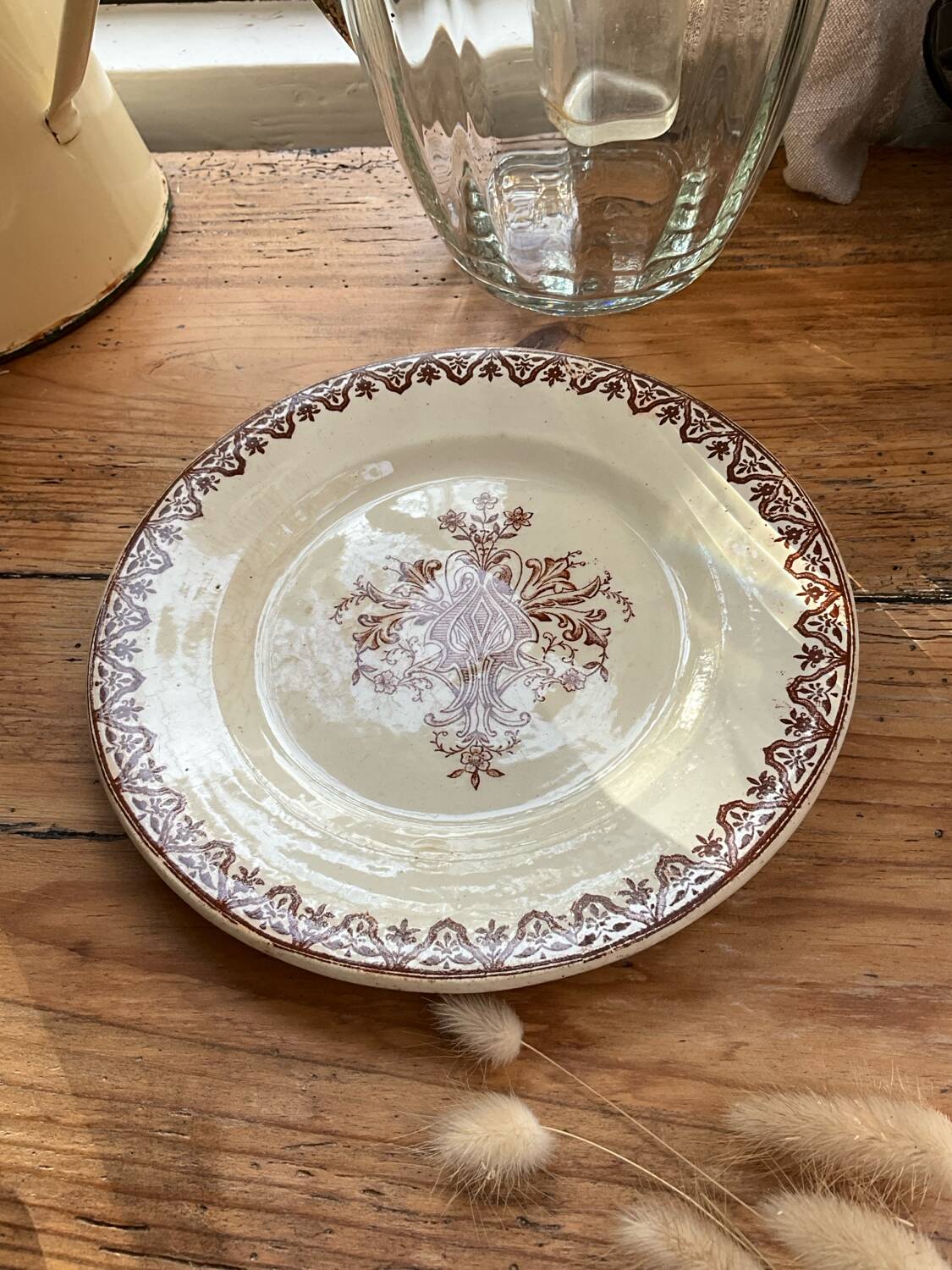 Dessert plate 🍂 iron earth