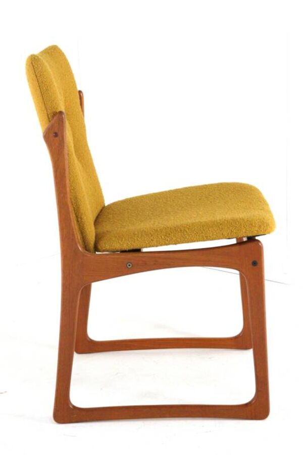 Ensemble de 6 chaises de salle à manger Vamdrup 'Nyhavn' - nouvelle tapisserie restaurée