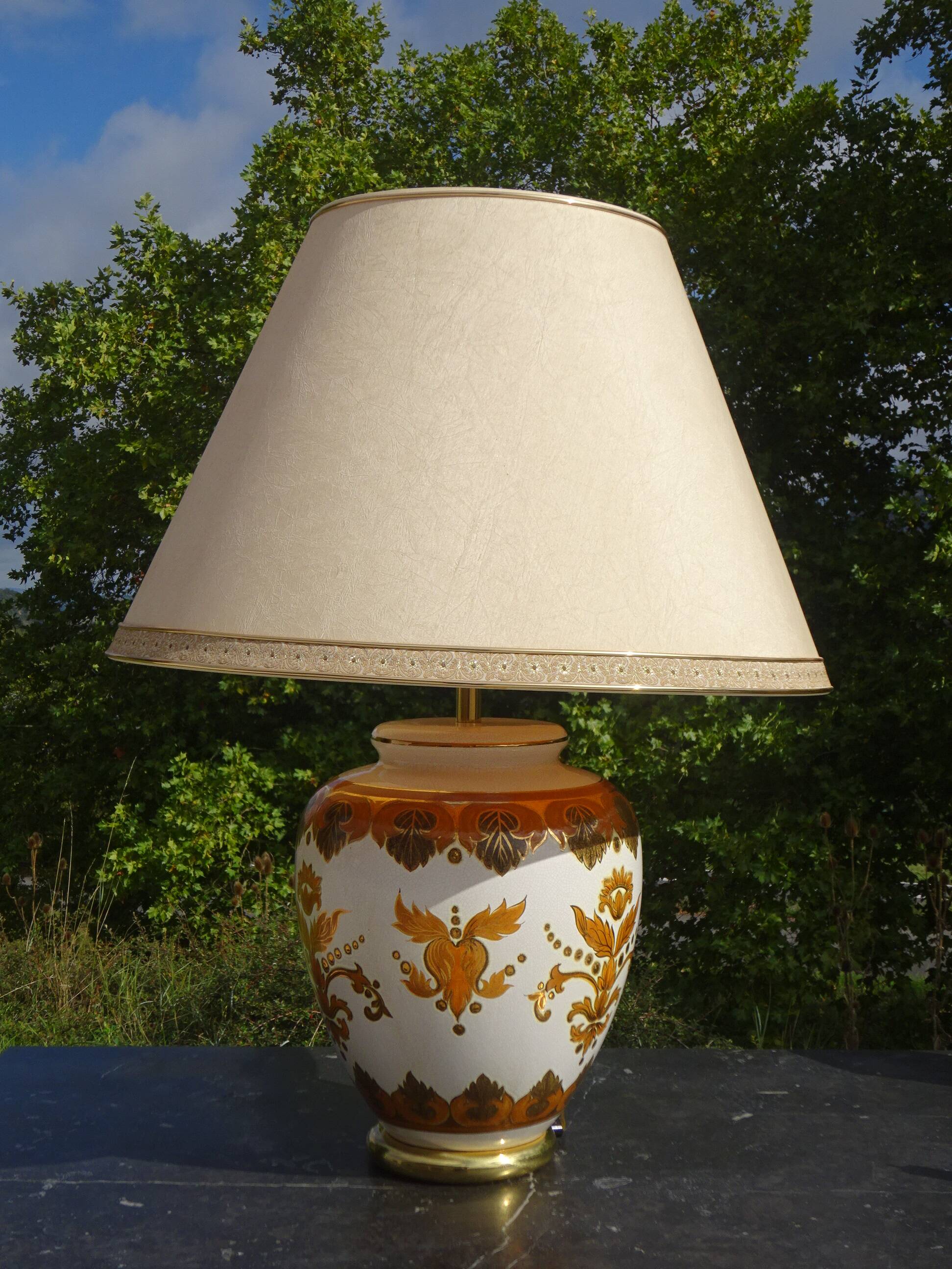 Large Louis Drimmer floor lamp, 74 cm in height.