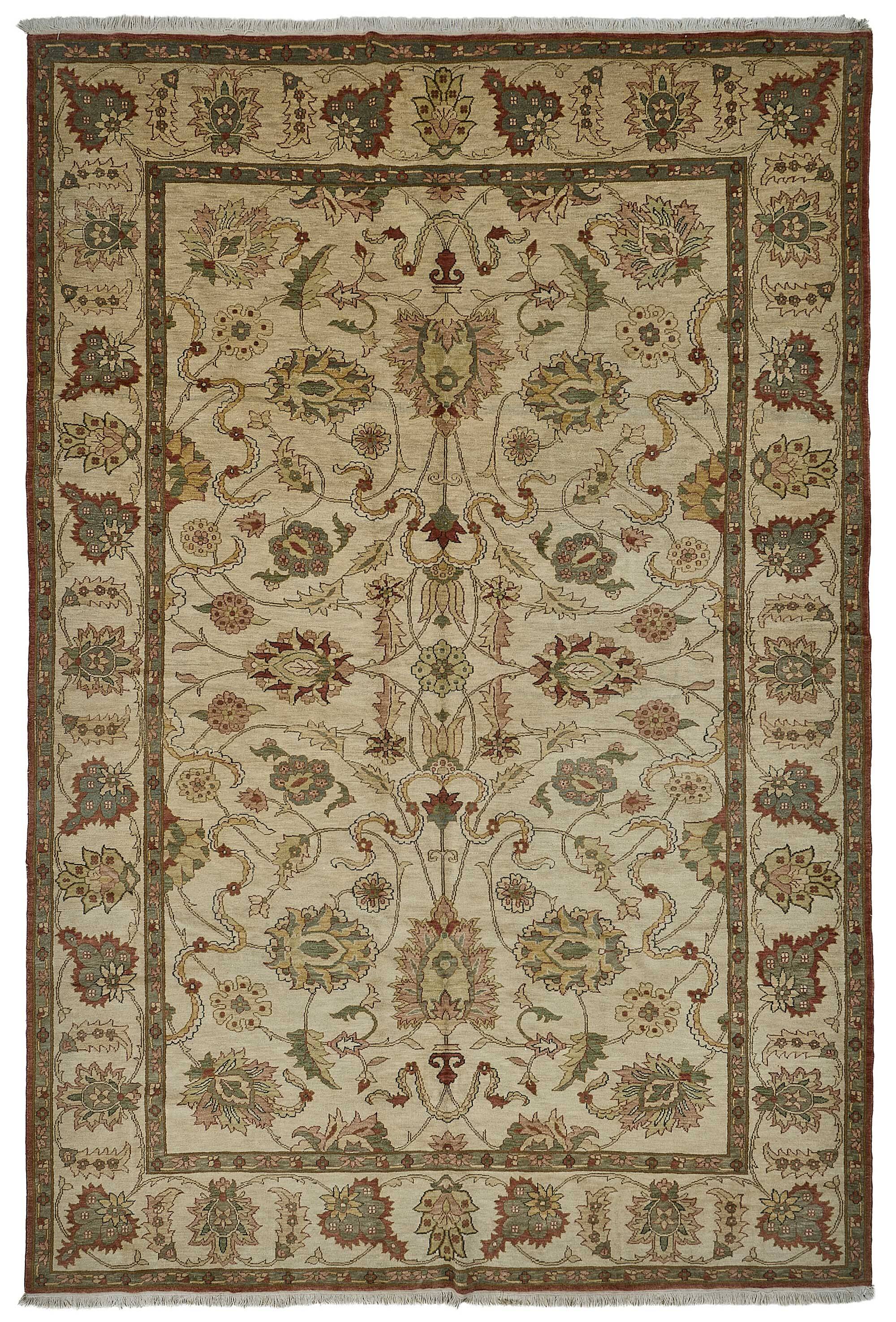 Turkish Handknotted Wool Oushak Rug 271 cm x 402 cm