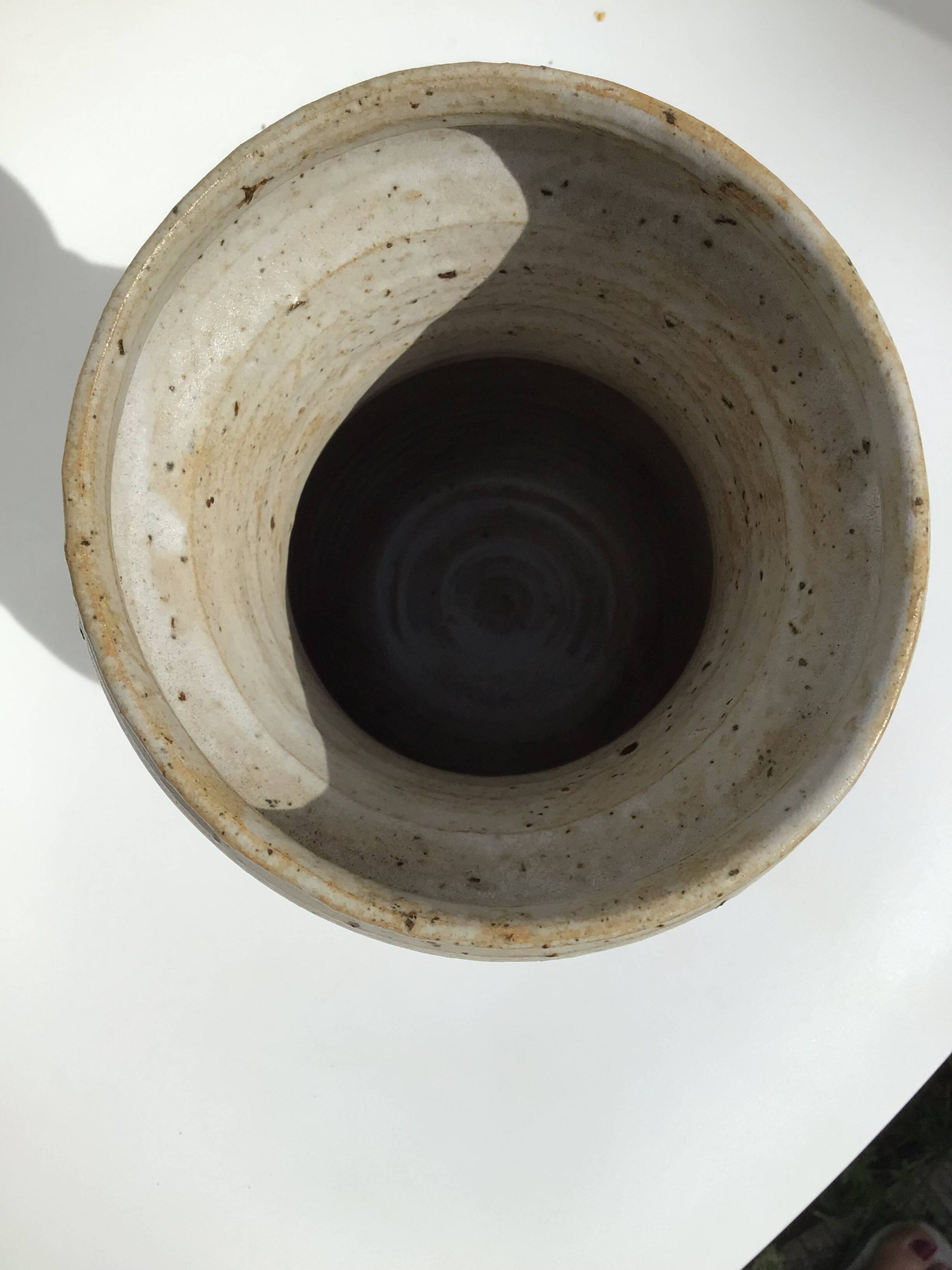 Handcrafted stoneware vase Annie Bel les Baux de Provence