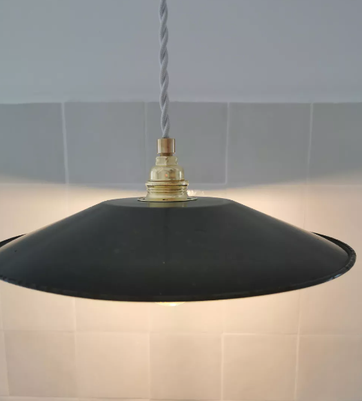 Suspension in enamelled sheet metal 1950