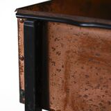 Vintage metal planter