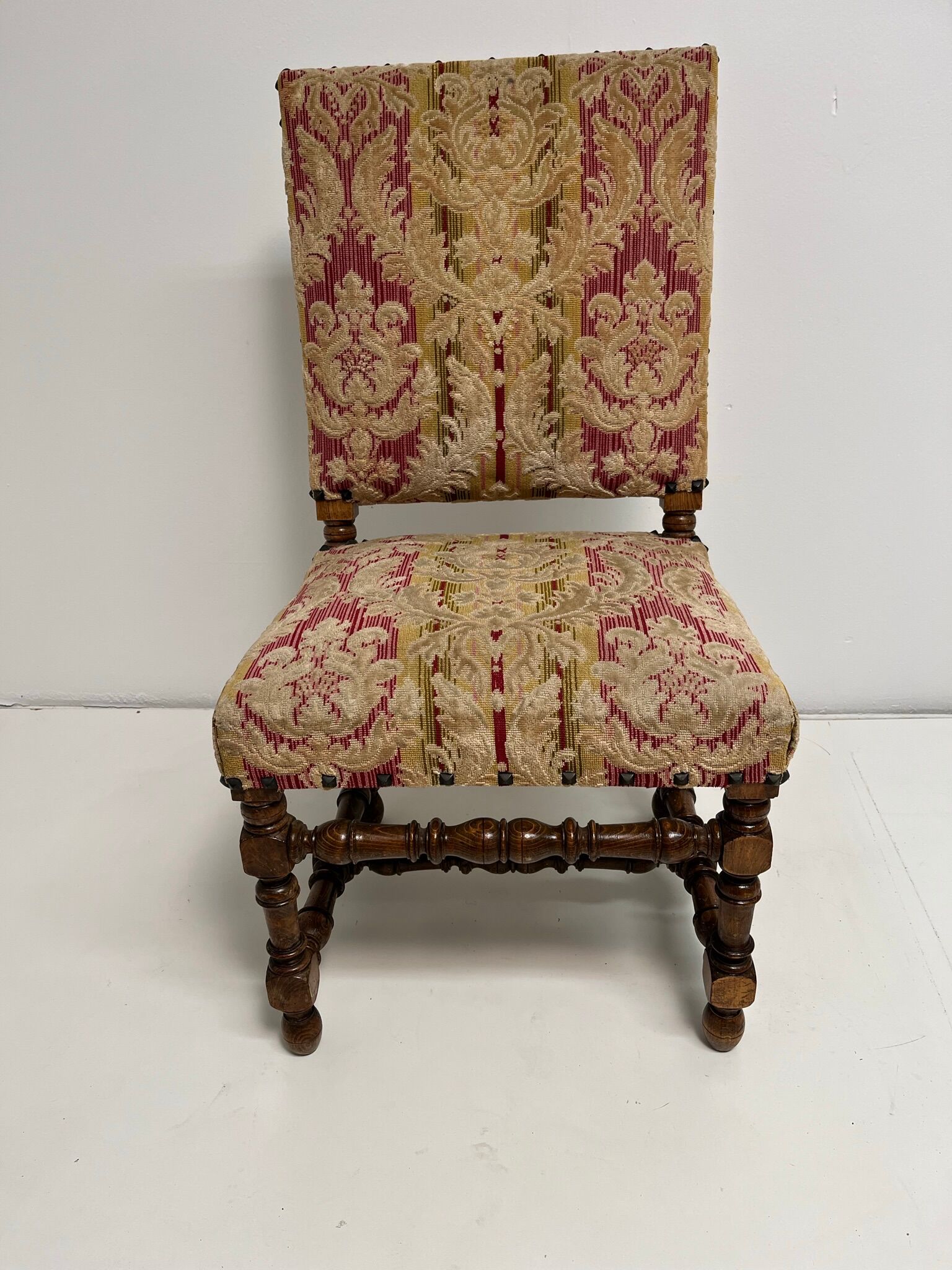 Louis XIII style walnut chair