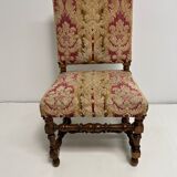 Louis XIII style walnut chair