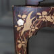 Corner shelf of China lacquer red background decoration golden highlights XXth