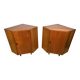 Mid-Century Retro Vintage Teak Pair of Corner Cabinets – 1960s Danish Desig