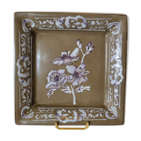 Empty ceramic square pocket after the design of Anne Froget for Jardin d'Ulysse