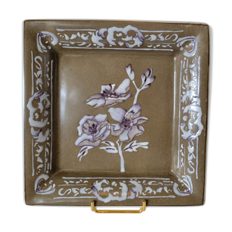 Vide poche carré céramique d'après le dessin d'Anne Froget pour Jardin d'Ulysse