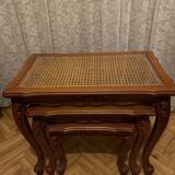Set of 3 tables trundles regency style