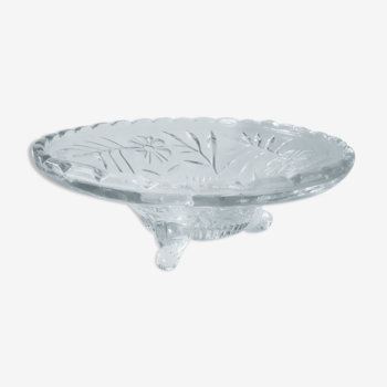 Moulded glass presentation dish