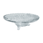 Moulded glass presentation dish