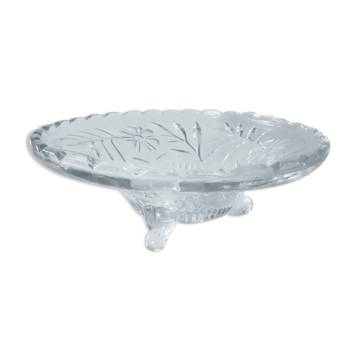 Moulded glass presentation dish