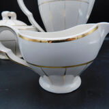 Céranord pourer, creamer and sugar bowl