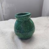 Glazed terracotta vase