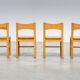 Ilmari Tapiovaara dining chairs for Laukaan Puu