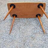 Coffee table of the 60s compass mahogany