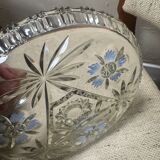 Crystal serving dish